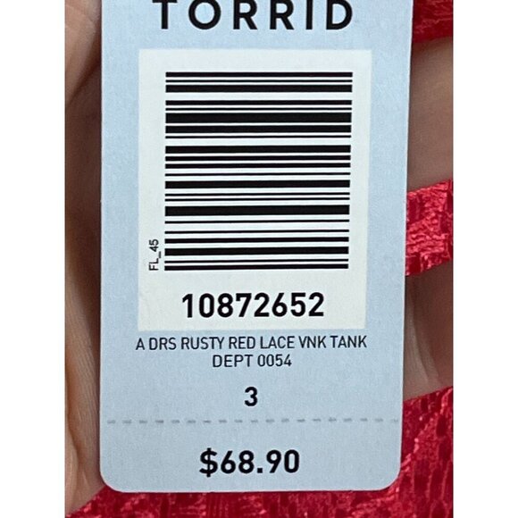 Torrid Dress 3X Pink Floral Skater Feminine Ballerina Fringe Boho Western Retro - Picture 14 of 16